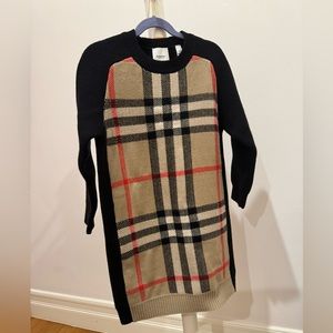 Burberry knit dress 8Y